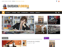Tablet Screenshot of barbarafloridia.com